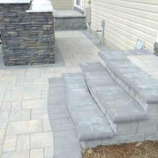 Brick hardscaping