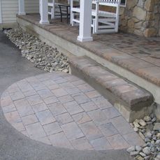 brick front porch