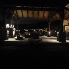 patio at night
