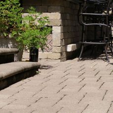 Brick patio