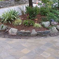 brick hardscaping and landscaping