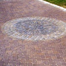 Brick driveway