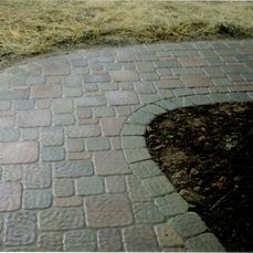 Brick walkway