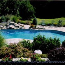 Pool landscaping