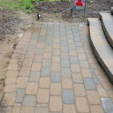 brick stairs