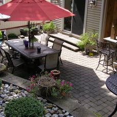 Brick patio